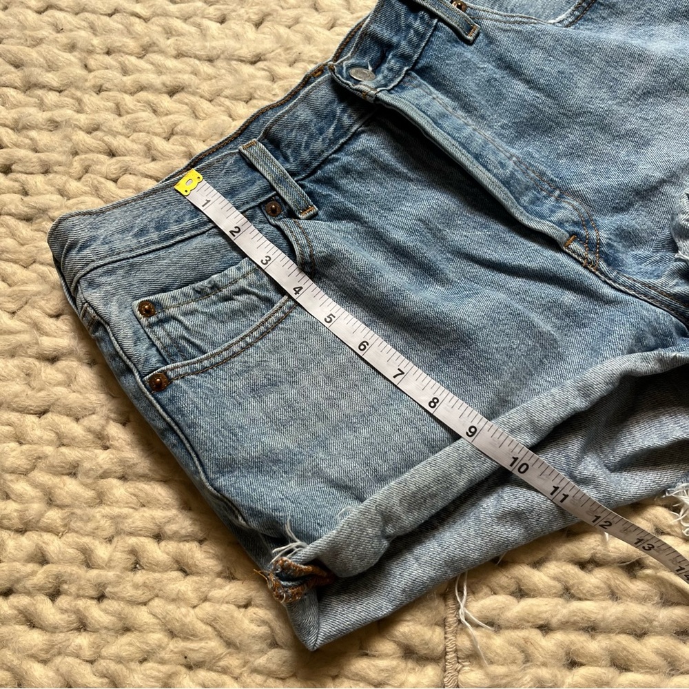 Levi's Blue Denim Shorts | small - Picture 3 of 8